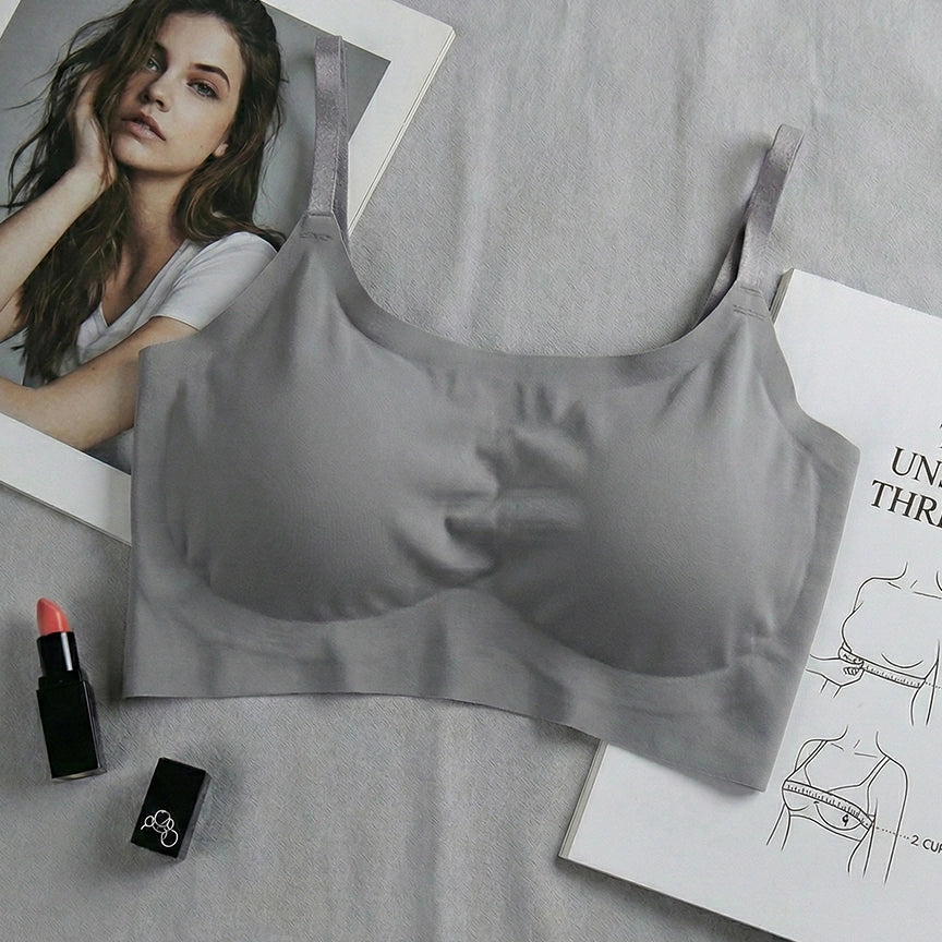 Ultra-Soft Wireless Bralette | Seamless Push-Up