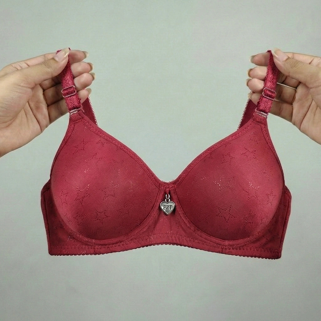 Whisper "Star Dust" Embossed Daily Comfort Bra